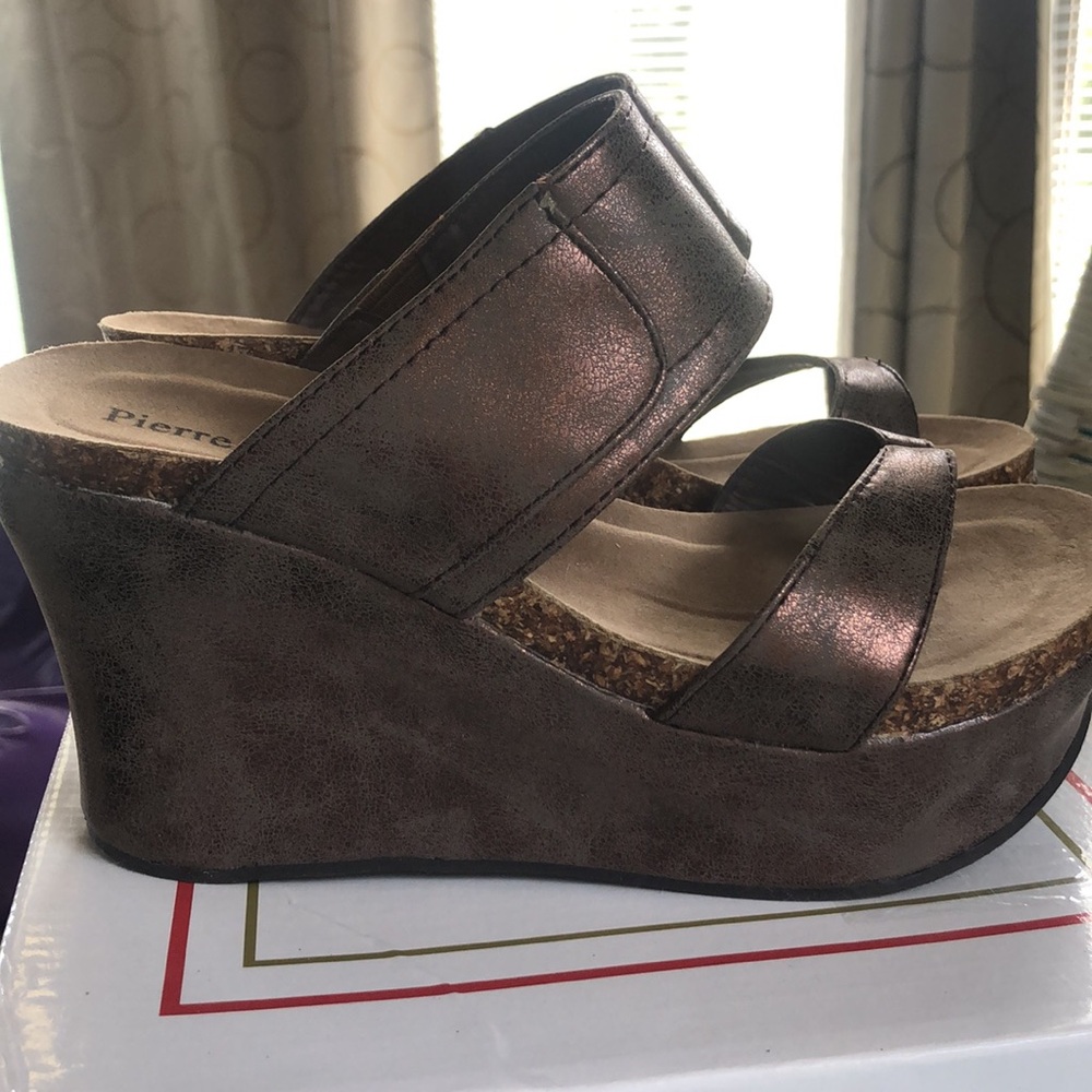 Pierre Dumas bronze shoes